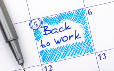 How to Overcome the Back to Work “Blues”